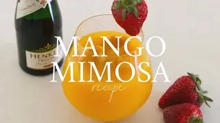 MANGO MIMOSA RECIPE || with mango chunks