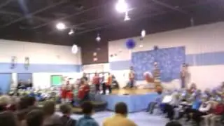 Max Haines  at his Christmas Program