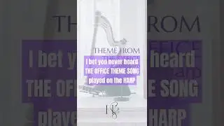 The Office Theme Song Played on Harp was the Groom's Ceremony Song
