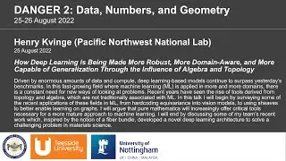 Henry Kvinge (Pacific Northwest National Lab)