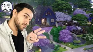 I built a floating house in Sims 4 / Magician's Hut