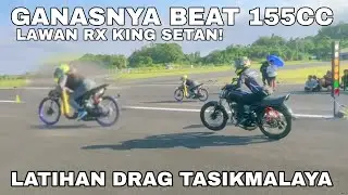 Beraninya RX king setan lawan Beat Karbu 155cc tune up