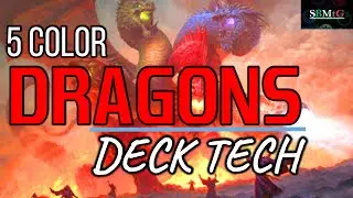 Mtg Deck Tech: 5 Color Dragons in Forgotten Realms Standard!