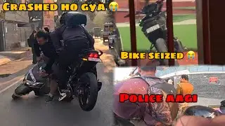 Live crash 💔 HERO XTREME 125R || Alloy tutt Gaya 😓 || Total loss 😩 