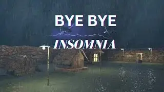 Heavy Rain Sounds For Sleeping, Windy, Stormy Night, Noise, Relaxing, Insomnia & Stress Relief.