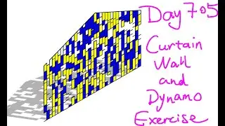 Revit Exercise (Day 705) - Curtain Wall and Dynamo Exercise