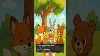 The Bunny&rsquo;s Perfect Picnic 🧺🐰 #shorts  #cuteanimals #storytime