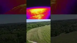 Flying around a Mini Talon with an HD camera and thermal camera.
