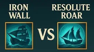 Sea of conquest:  STALWART DEFENDER Iron wall vs Resolute Roar