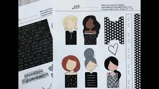 Creative Faith Crew Printables from Momentum of Bible Journaling Ministries Review