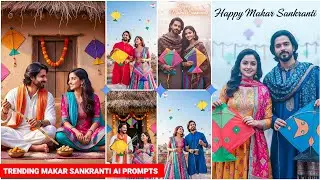 Best Makar Sankranti Couple Ai Prompts | Viral Google Gemini Ai Prompts 
