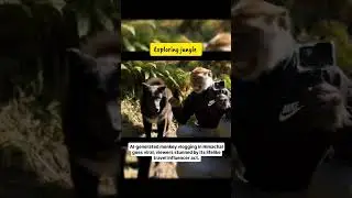 Social monkey video create #monkey #viralvideo #ai # #vlog #calmdown #music