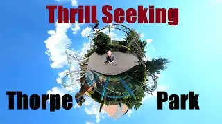 Thrill seeking at Thorpe Park Resort - Rides & Attractions, Vlog (UK Theme Park - Surrey, England)
