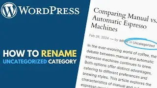 WordPress: How to Rename 