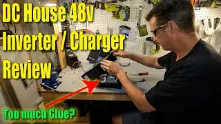 DC HOUSE 48v 1200w Inverter / Charger.  Perfect inverter for a small 51.2v Lifepo4 battery bank!