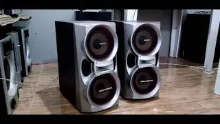 Amplificador Pioneer m-la21 tocando as caixas do dx9+ liga&ccedil;&atilde;o em serie