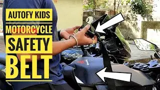 Autofy Kids Two Wheeler Safety Belt | Motorcycle Seat Belt Harness