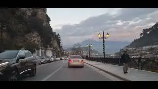 Driving to Berat Albania in the afternoon  #driving #albania #trending #fyp #elbasan #korca #usa 