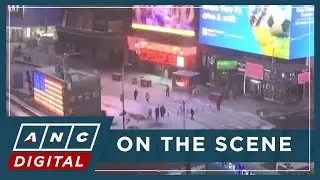 LOOK: Time-lapse footage shows winter storm dropping snow on New York's Times Square | ANC