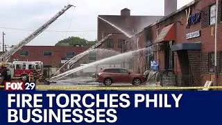 Video game center torched during Philadelphia furniture store fire