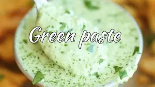 JINSI YA KUTENGENEZA PASTE YA KUPIKIA/GREEN PASTE NZURI SANA #mapishi #cooking #food 