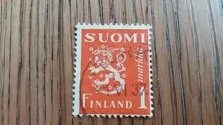 старая почтовая марка SUOMI ФИНЛЯНДИЯ