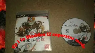 Ep 1 in Madden 12 superstar mode crazy game.