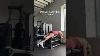 Prone Hamstring Curls #hamstrings #gymmotivation #exerciseinspiration #hamstringworkout