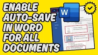 [Easy Guide] Enable Auto-Save in Word for All Documents