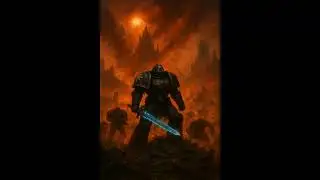 Black Templars Attack on Orc City  (warhammer 40k) (English)