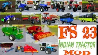 fs23 indian tractor mod || Nishu Bhai tractor 🚜 || download linkfs23 indian tractor mod