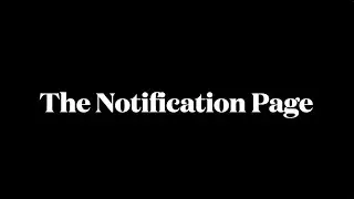 The Witlingo Notification Page