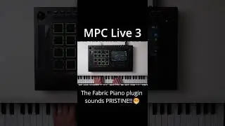 Даже плагин Piano звучит ЧИСТЫЙ на Akai MPC Live 3! #сэмплер #пианино #mpc #клавиатура #плагин