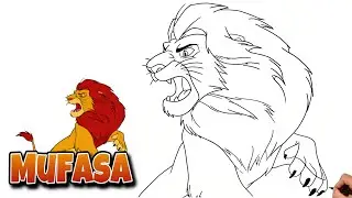 How To Draw MUFASA | Mufasa: The Lion King #mufasa #mufasathelionking