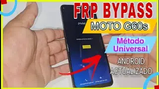 Quita la cuenta google MOTO G60S con simples pasos/ android 12