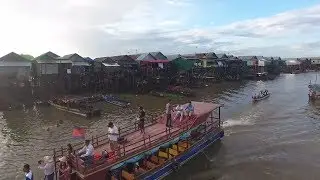 BEAUTIFUL CAMBODIAN VILLAGE on the RIVER