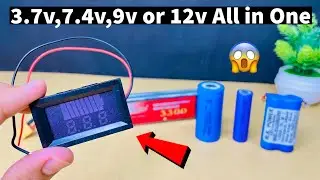 3.7v, 7.4v,9v or 12v All in one module | Battery indicator| @Electronicsproject99