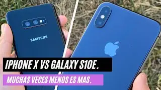 IPHONE X VS GALAXY S10E EN 2022 | ¿CUAL COMPACTO VALE MÁS LA PENA? | AndroOne