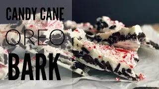 Candy Cane Oreo Bark