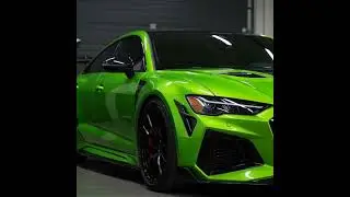 Audi RS6 💚 Voll Getunt & Explosiv🔥 V8 Power Sound & Performance #RS6 #AudiRS6 #V8 #Tuning #GreenRS6