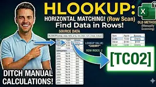 🚀EXCEL DATA ANALYSIS: HLOOKUP FUNCTION TUTORIAL