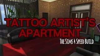 Tattoo Artist's Apartment -- The Sims 4 Speed Build (No CC)
