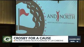 Packers legend helps fundraise at UW Carbone