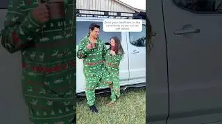 Fav Christmas tradition? Linked outfits in profile!  #trending #family #mom #dad #shorts #familyvlog