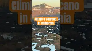 Hike Up a Volcano in this Undiscovered National Park in California #shorts