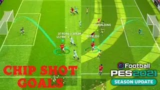 Chip Shot Goals 😎🥰 #efootball #pesmobile #pes2021 #skills #goals #tutorial #pes #explore
