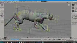 softimage xsi quadruped rigging & animation