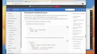 Angular : Proxying to a backend server