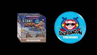 GM1010 Stunt Jumps - 8 Shots 500 Gram Cake - Sky Bacon Fireworks 2025