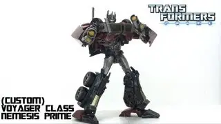 Видеообзор Transformers Prime: Nemesis Prime (кастом)